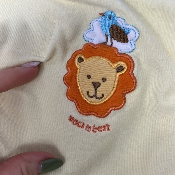 Halo SleepSack Swaddle Newborn Yellow 100% Cotton Wearable Blanket Lion - Picture 2 of 10